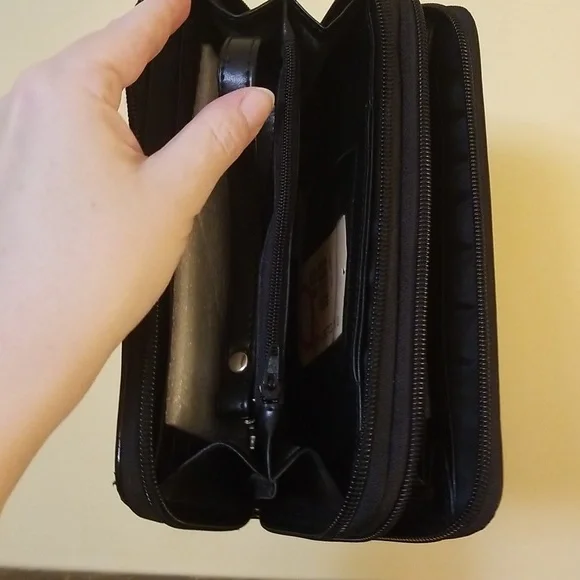 Zebra print sequin covered wallet NWT - Picture 4 of 4